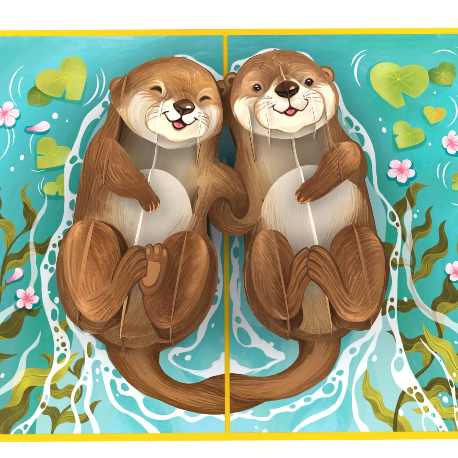 You're My Otter Half Pop-Up Card
