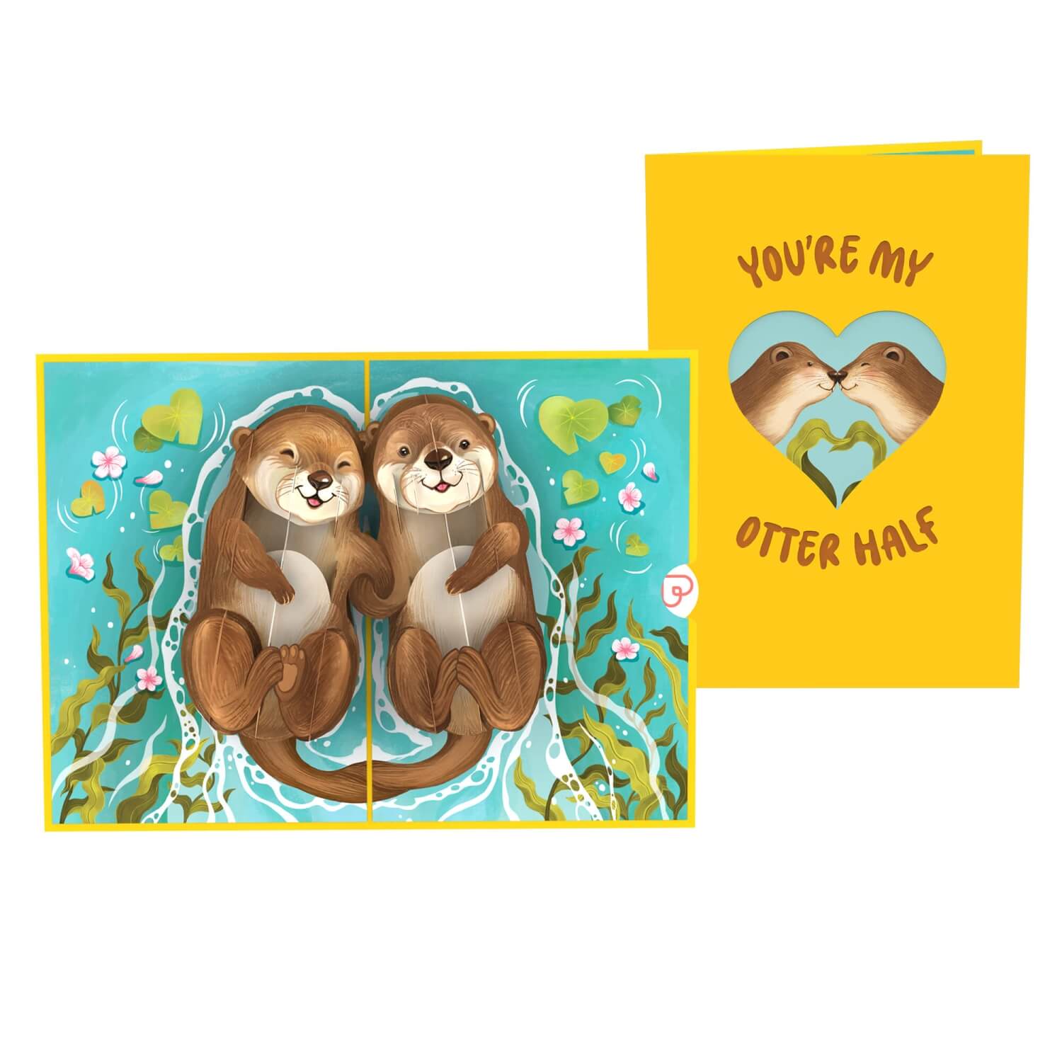 You're My Otter Half Pop-Up Card