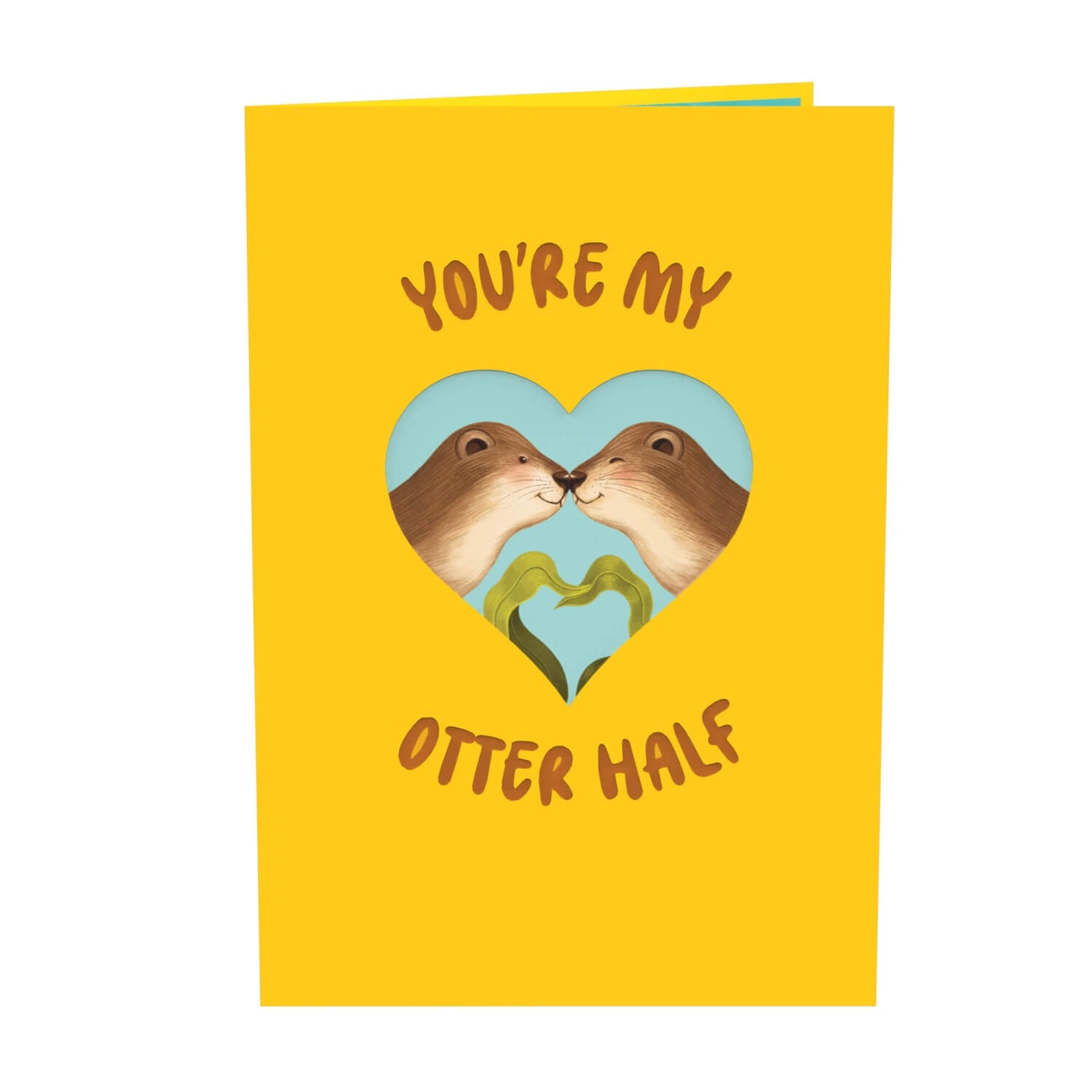 You're My Otter Half Pop-Up Card