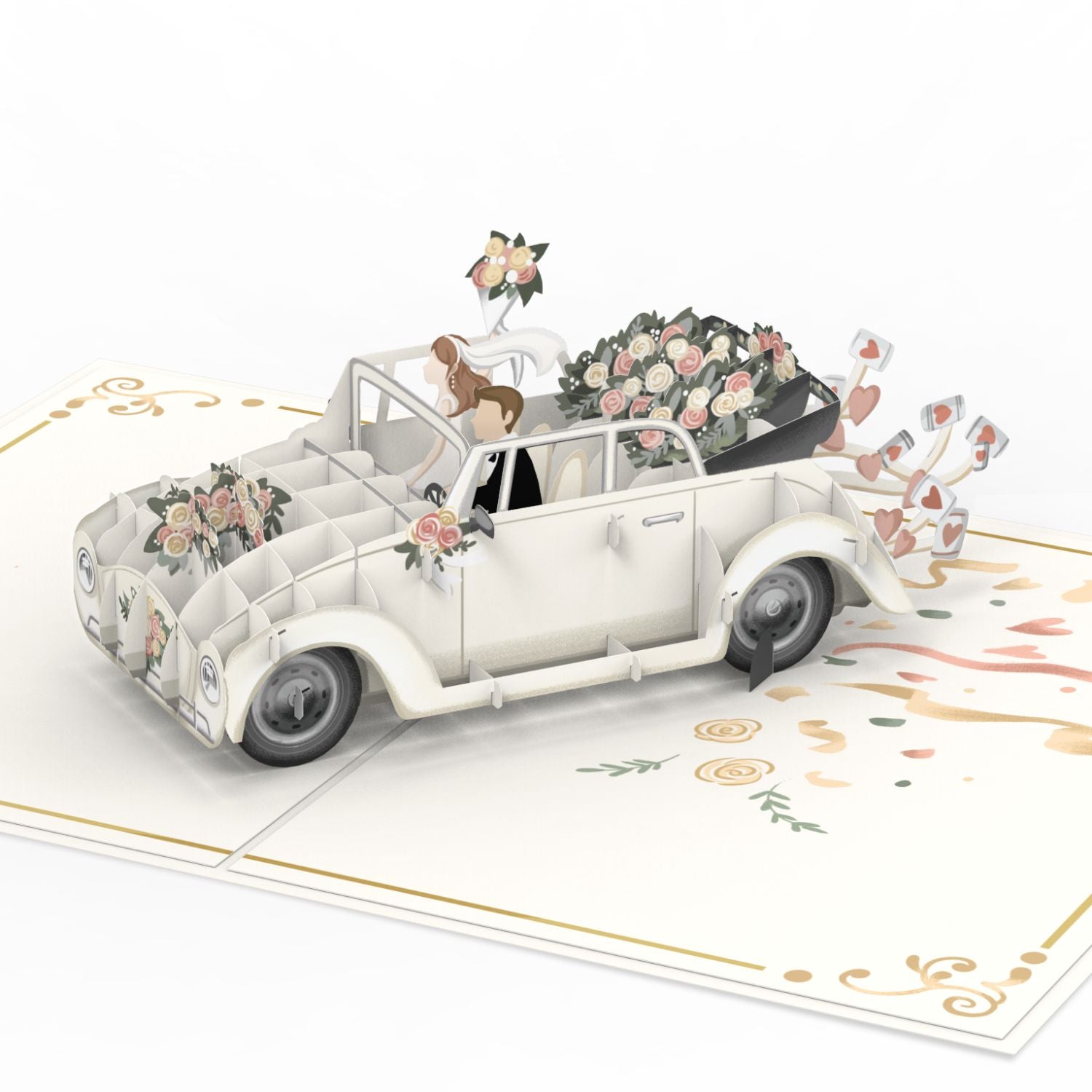Wedding car Pop-Up Card