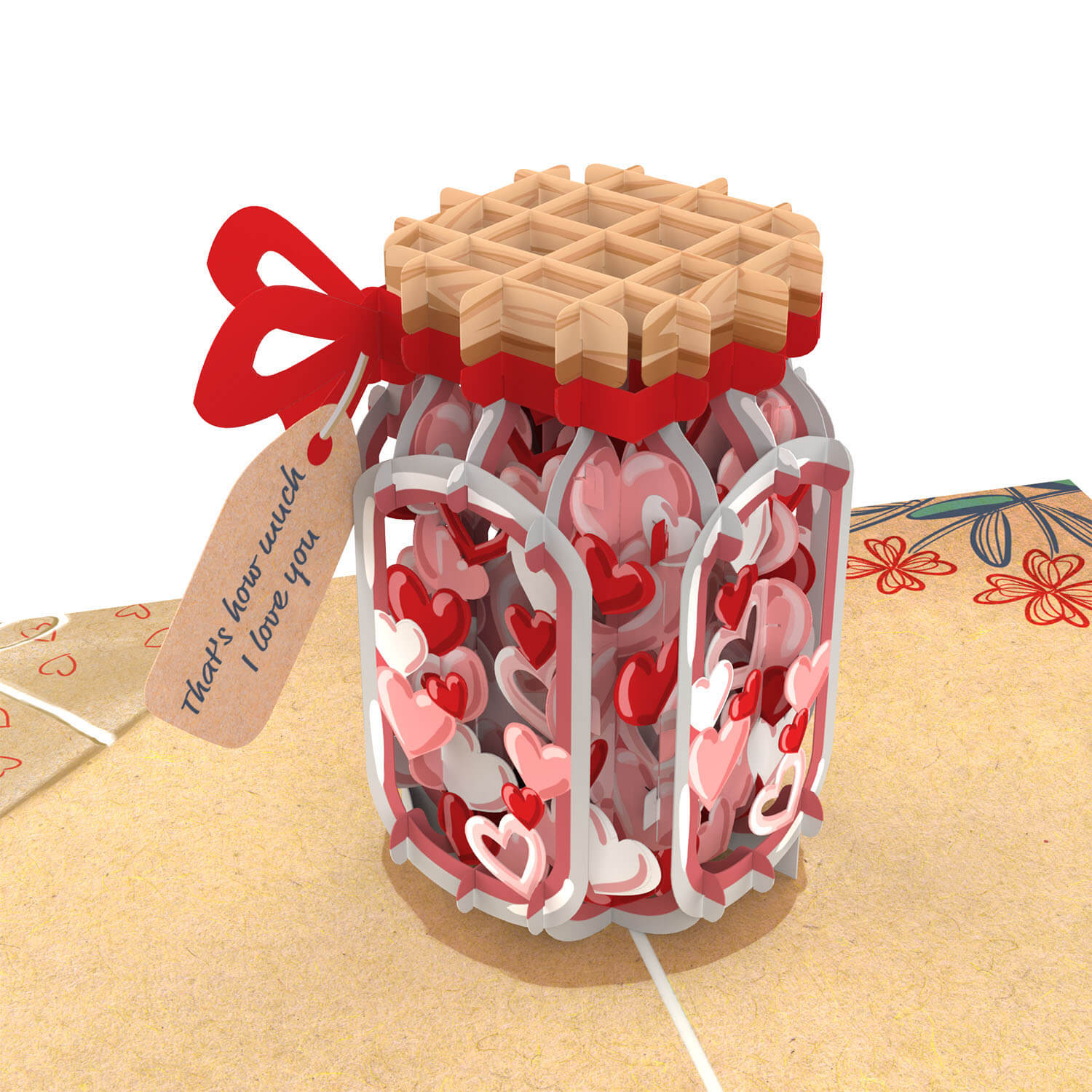 That's How Much I Love You Pop-Up Card