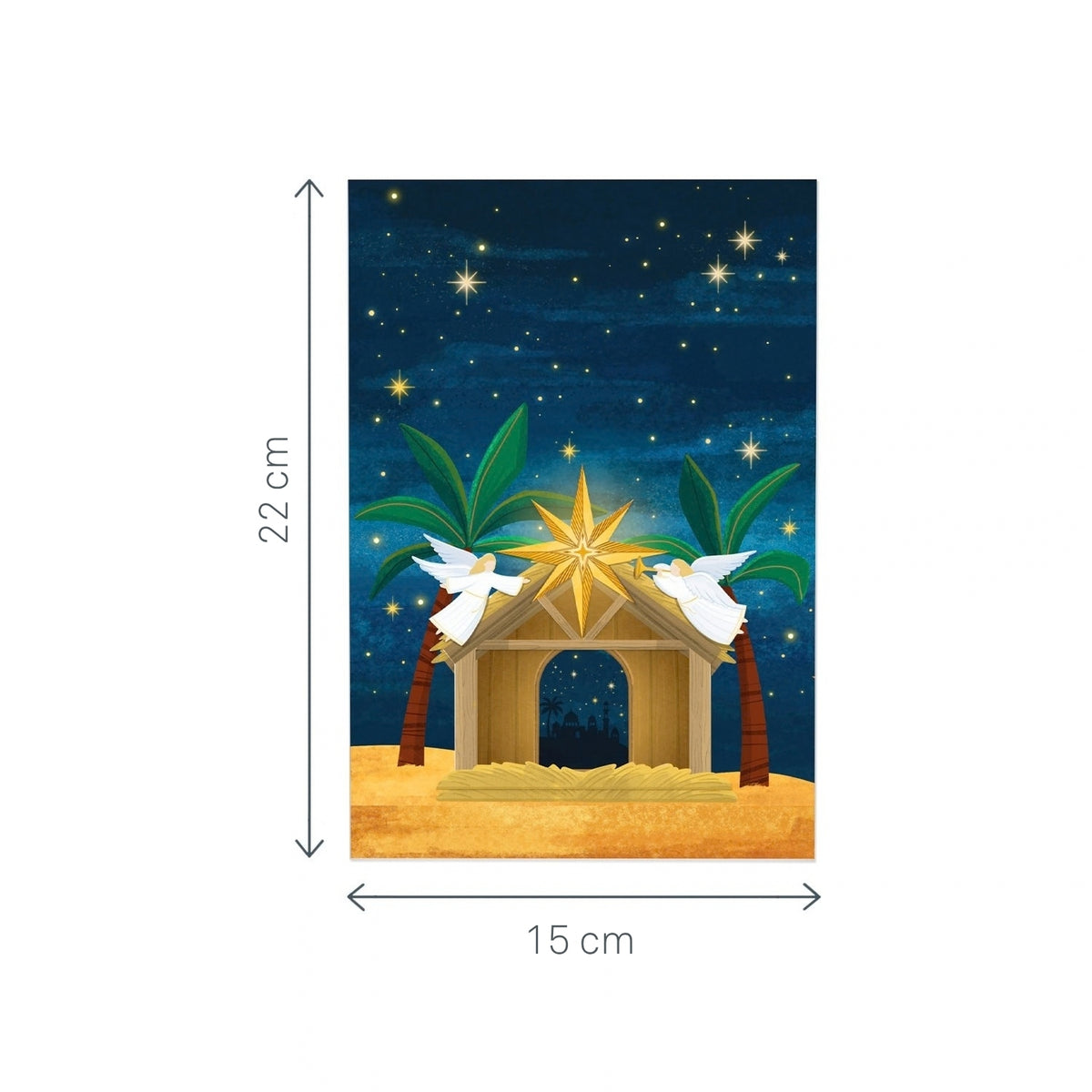 Krippe Pop-Up Adventskalender