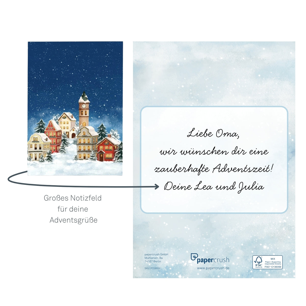 Winterdorf Pop-Up Adventskalender