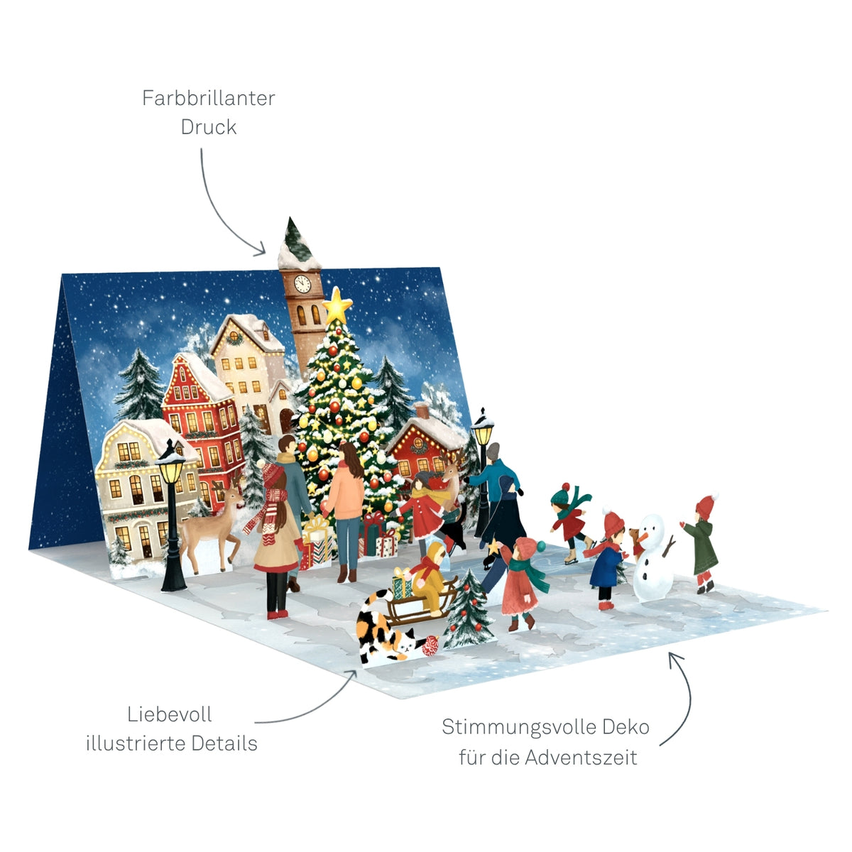Winterdorf Pop-Up Adventskalender