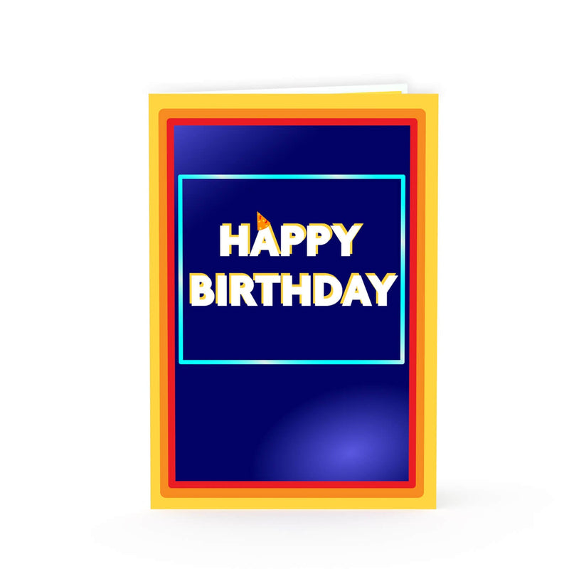 Happy Birthday OLDI (Mann) Pop-Up Card