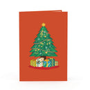 Christmas tree O you merry Pop-Up Card