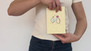Bicycle with flowers Pop-Up Card