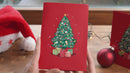 Christmas tree with gifts Pop-Up Card
