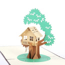Treehouse Pop-Up Card