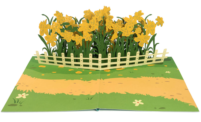 Yellow Daffodil Pop-Up Card