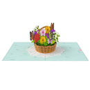 Flower basket with butterflies Pop-Up Card