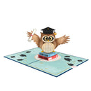 Owl with mortarboard Pop-Up Card