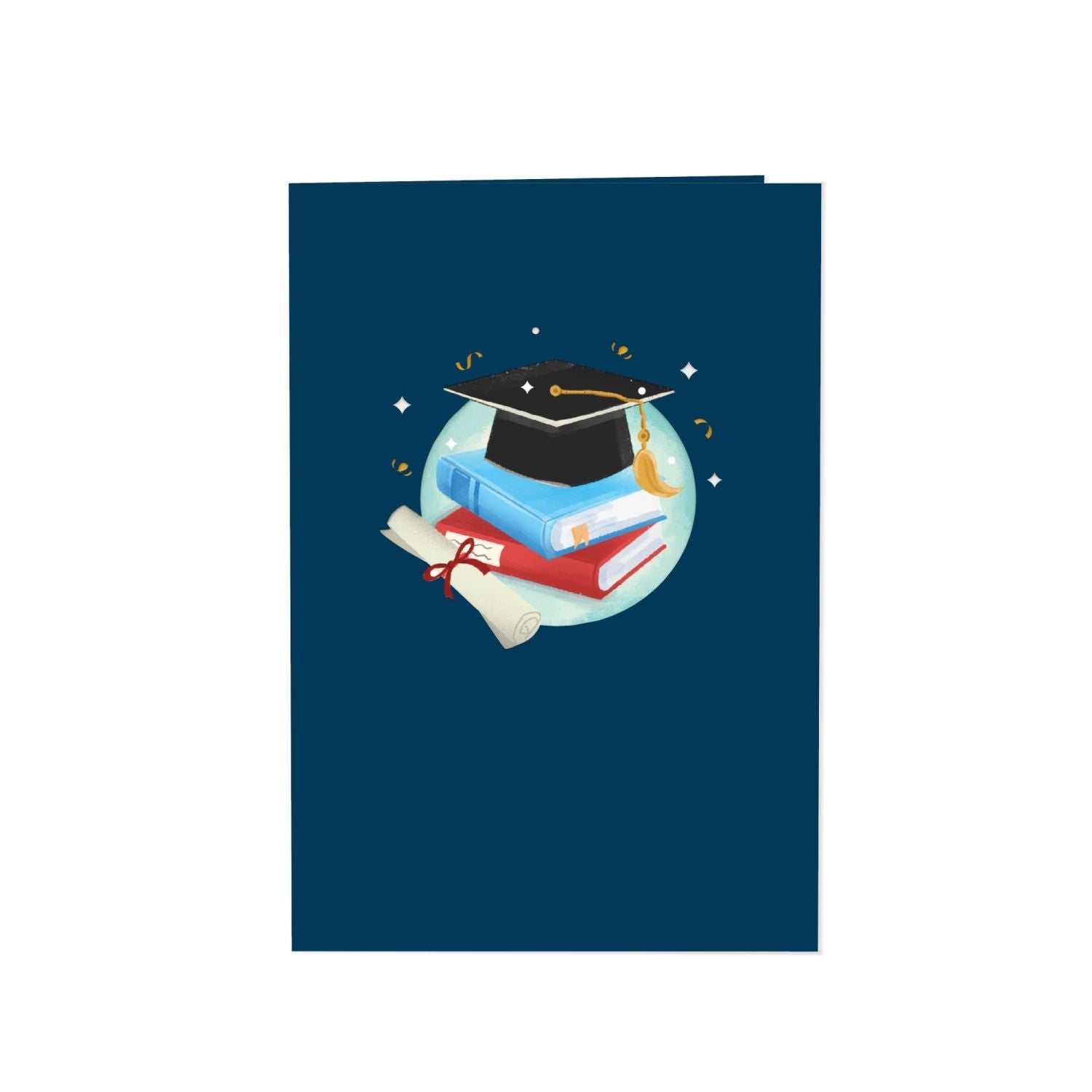 Owl with mortarboard Pop-Up Card