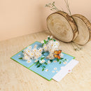Daisy with butterfly Pop-Up Card