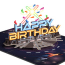 Galactic Birthday Pop-Up Card