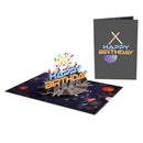 Galactic Birthday Pop-Up Card
