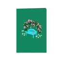 Garden with flowers Pop-Up Card