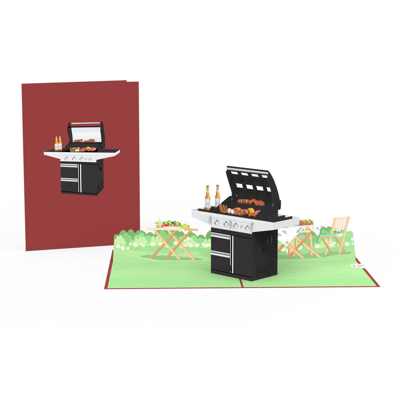 Gas grill Pop-Up Card