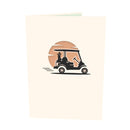 Golf cart Pop-Up Card