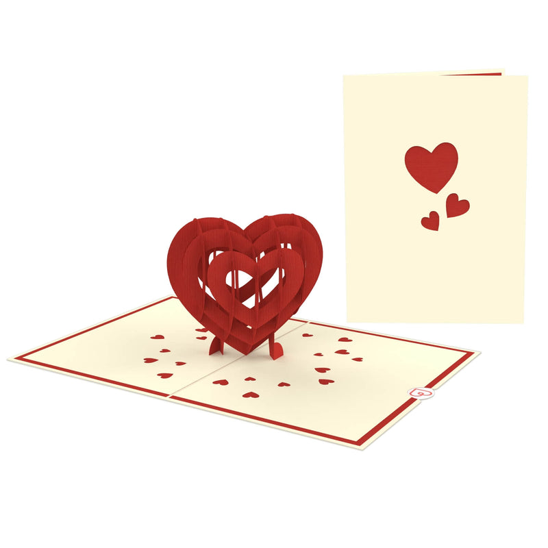3D heart Pop-Up Card