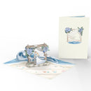Beach Wedding Pop-Up Card