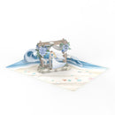 Beach Wedding Pop-Up Card