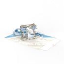 Beach Wedding Pop-Up Card