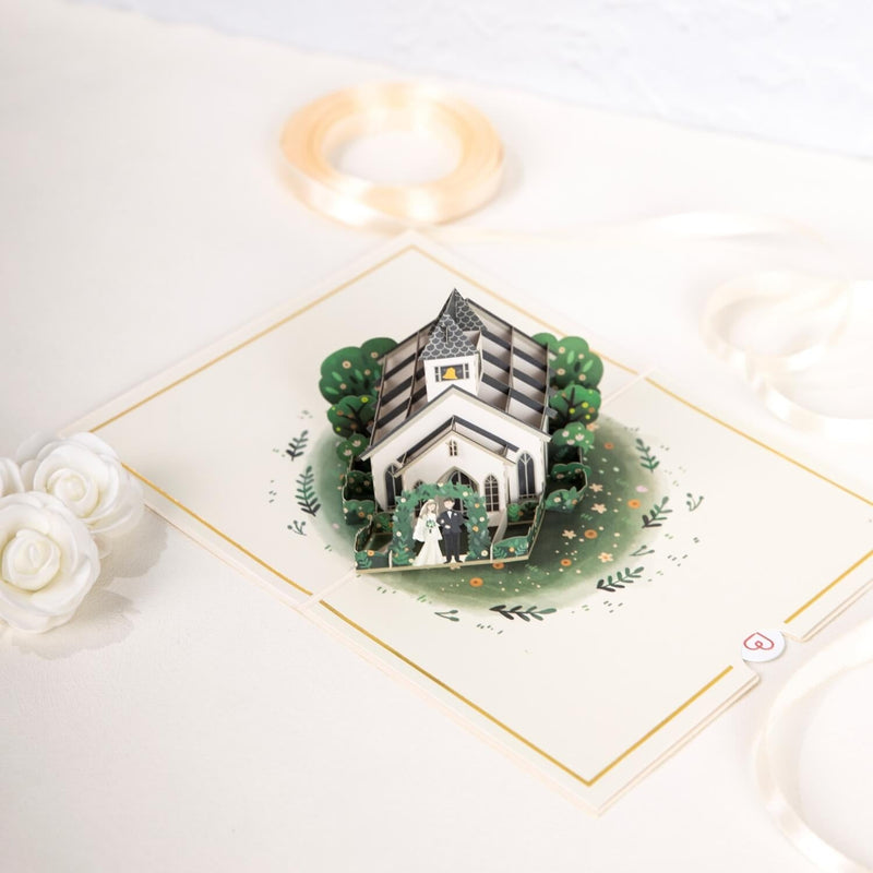 Wedding Chapel Pop-Up Card