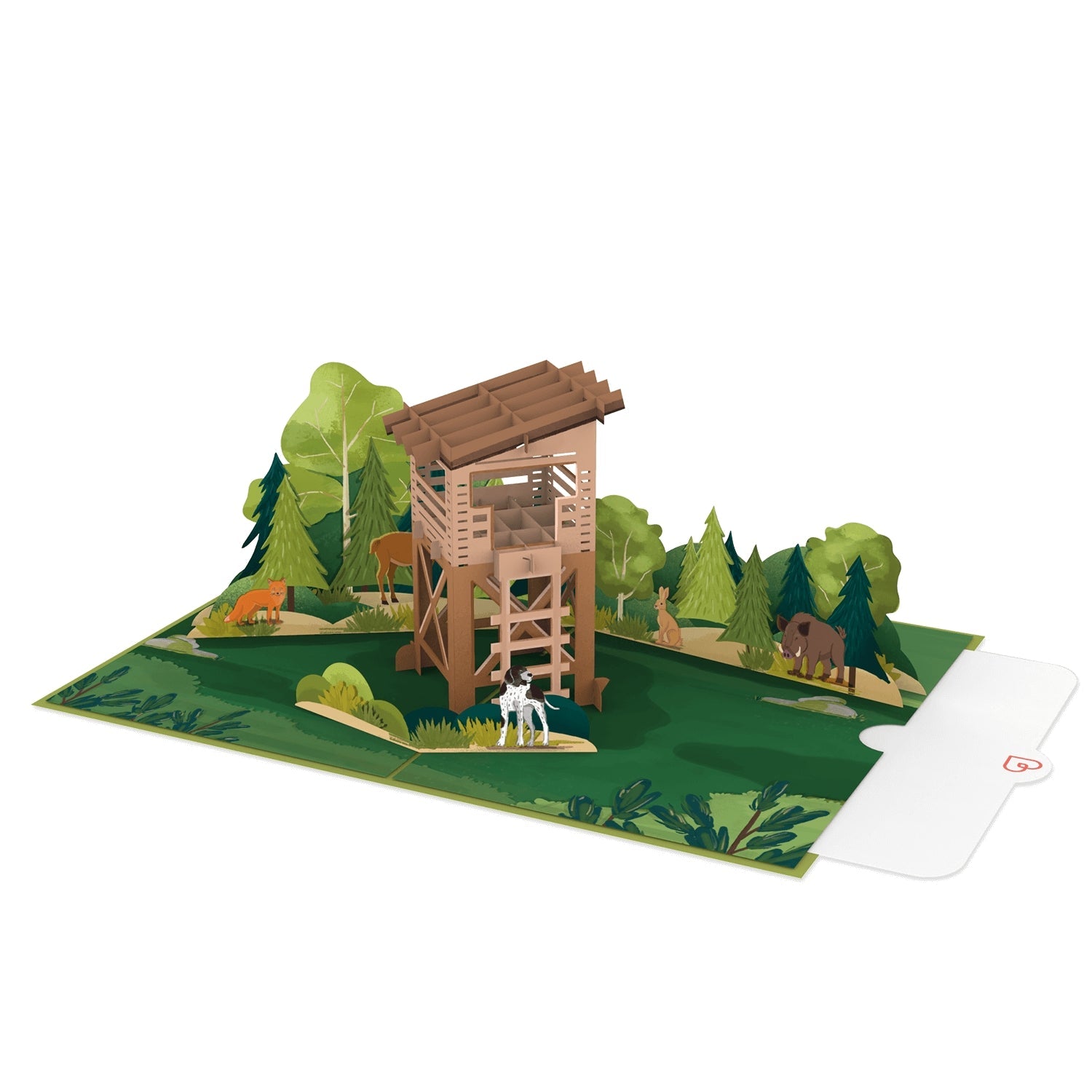 Hunter Pop-Up Card