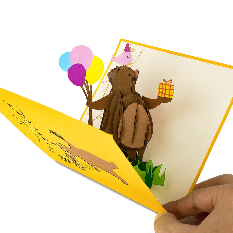 Birthday Bear Pop-Up Card
