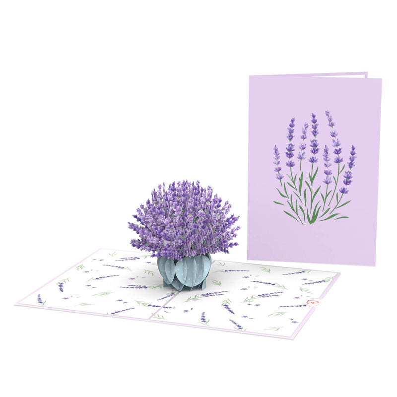 Lavender Pop-Up Card