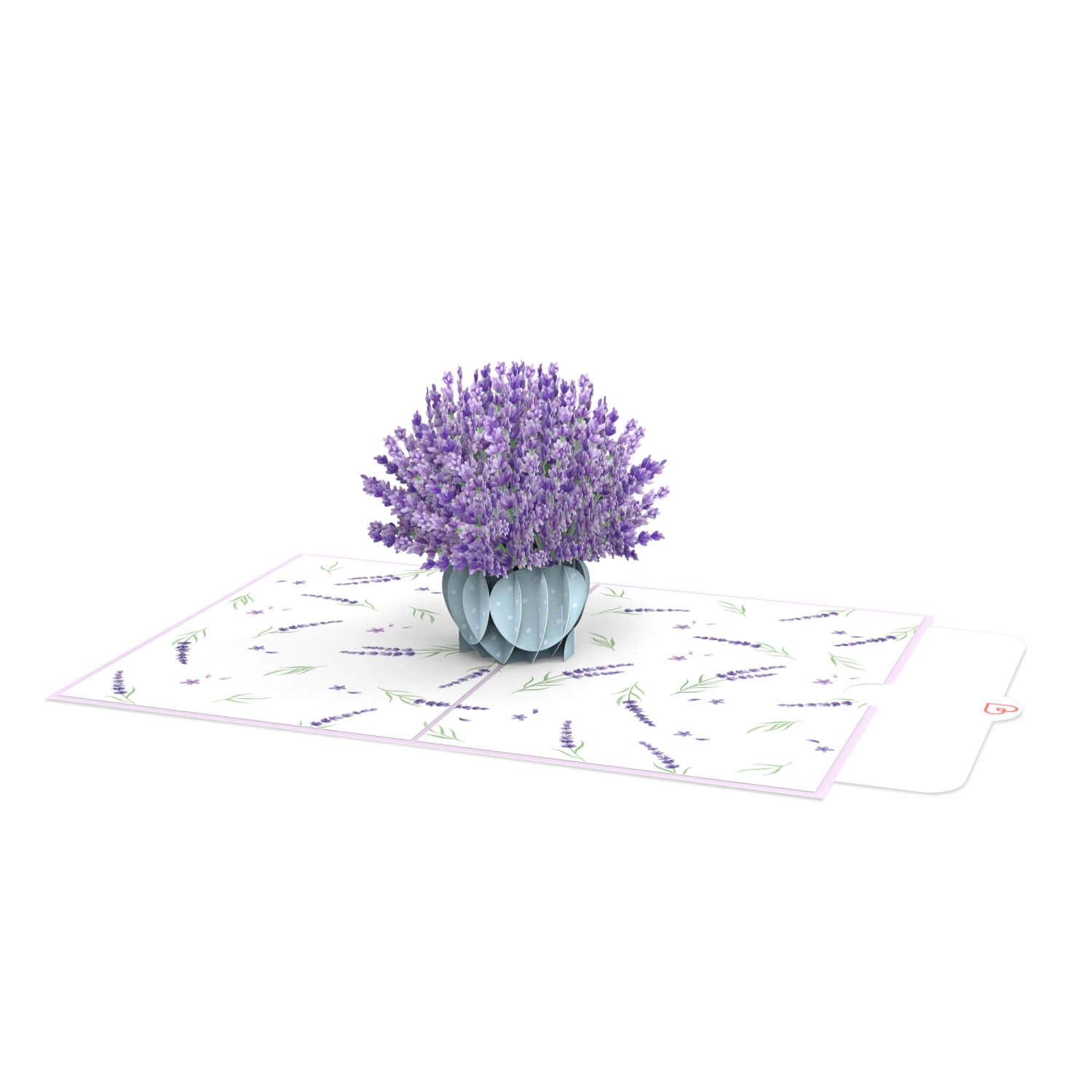 Lavender Pop-Up Card