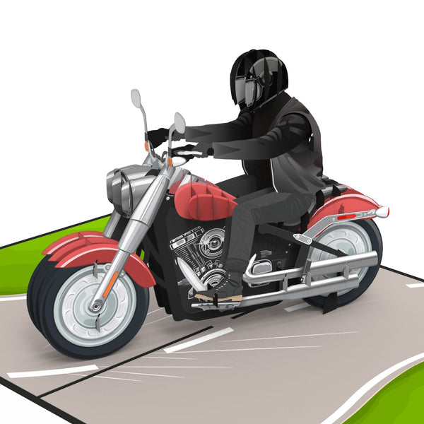 Motorcycle Pop-Up Card