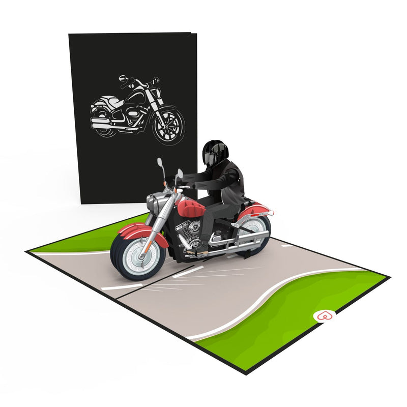 Motorcycle Pop-Up Card