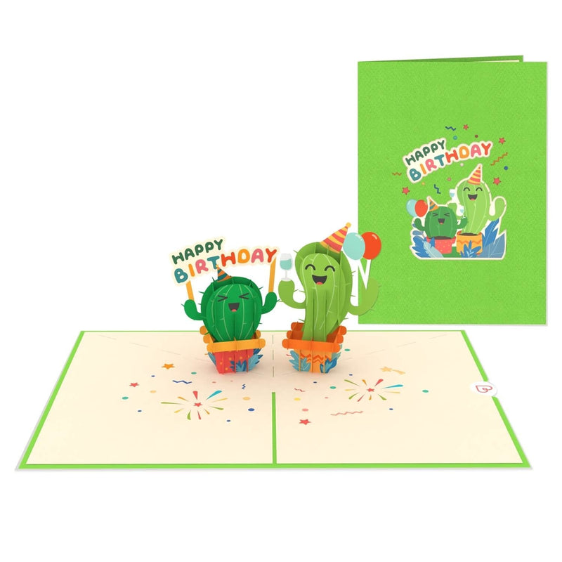 Happy Birthday Cactus Pop-Up Card