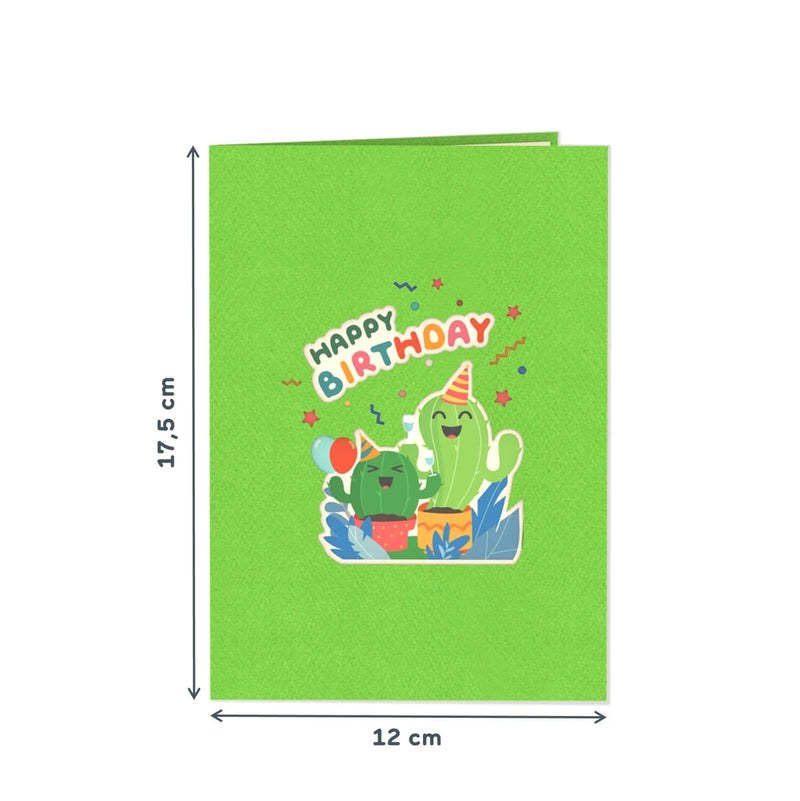 Happy Birthday Cactus Pop-Up Card