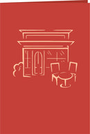 Restaurant Pop-Up Card
