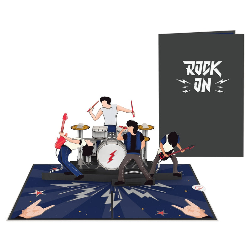 Rock & Roll Pop-Up Card