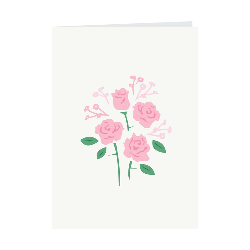 Bouquet of roses Pop-Up Card