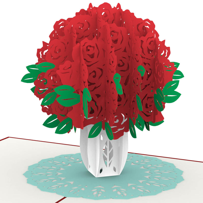 Bouquet of roses Pop-Up Card