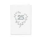 Silver wedding Pop-Up Card