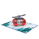 Ski Gondola Pop-Up Card