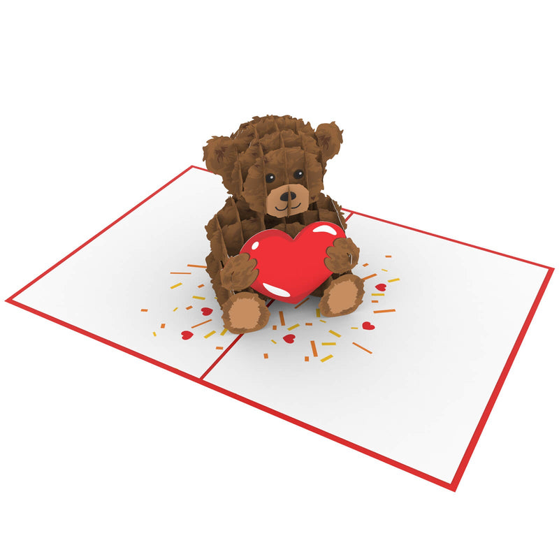 Teddy bear with heart Pop-Up Card