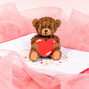 Teddy bear with heart Pop-Up Card