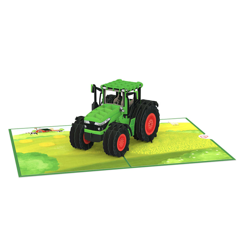 Tractor Pop-Up Card