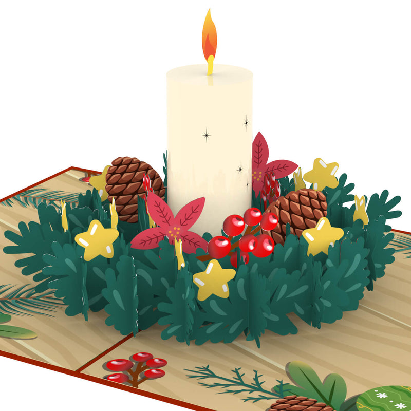 Advent wreath Pop-Up Card
