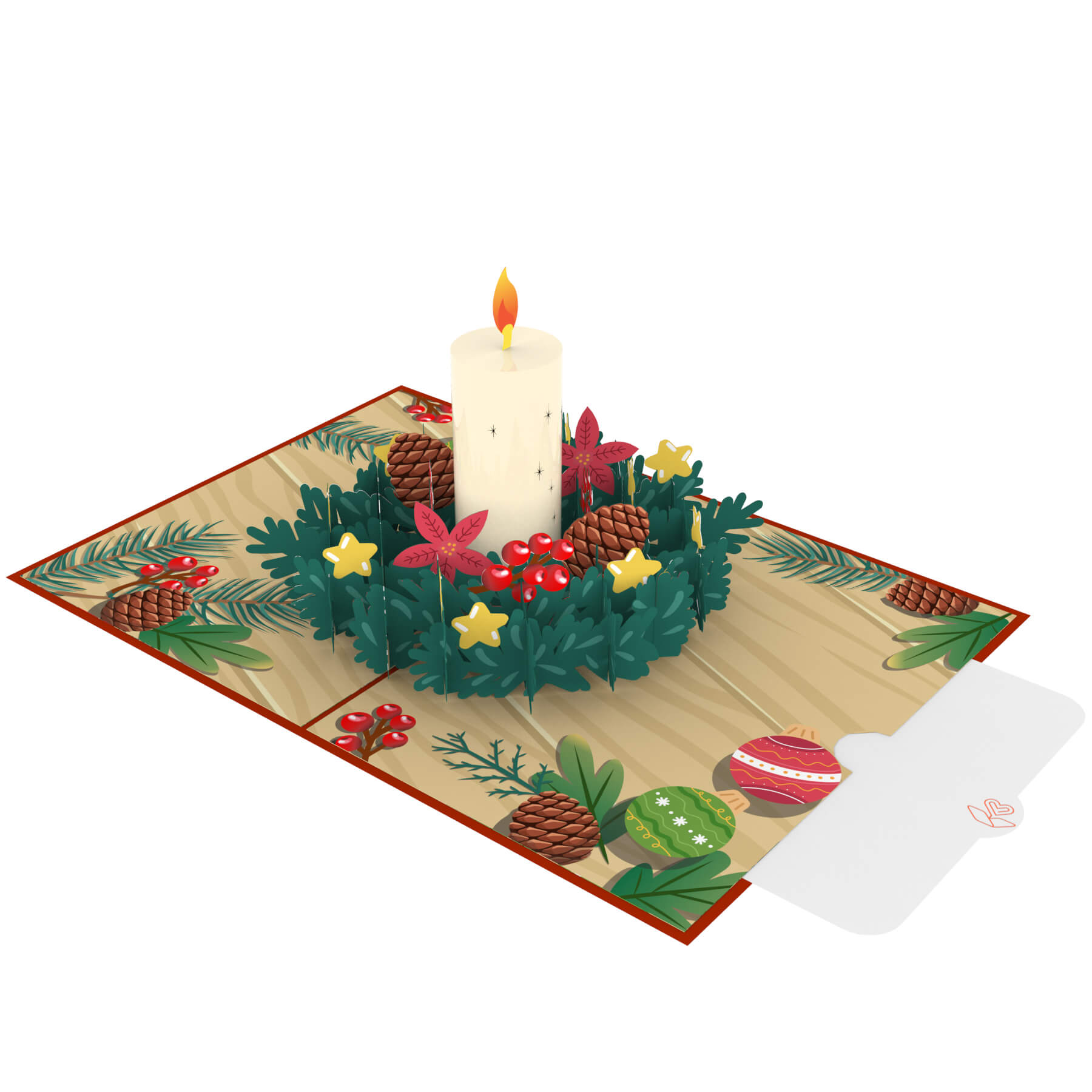 Advent wreath Pop-Up Card