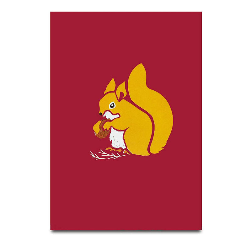 Squirrel Pop-Up Card