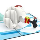 Polar Bear & Penguin Pop-Up Card