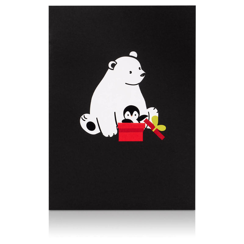 Polar Bear & Penguin Pop-Up Card